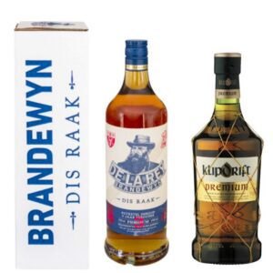 Brannas Lot: De La Rey Brandy + Klipdrift Premium Brandy
